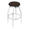 Holland Bar Stool Co 25" Swivel Counter Stool, Chrome Finish, Rein Coffee Seat 80225CH025 - alternate 1